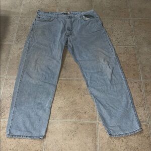 Levi's Blue Relaxed Jeans with Classic Worn-In Look 550 40x32